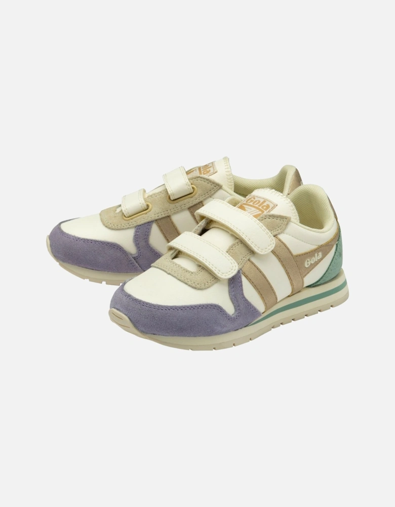 Daytona Quadrant Strap Girls Trainers