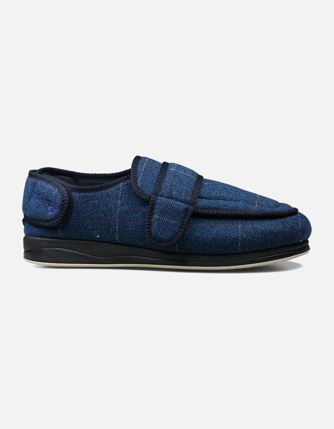 Padders Men's Navy Wrap Slippers - : Size 9