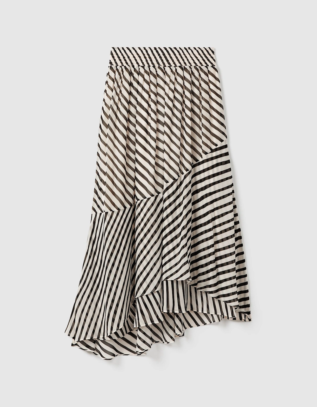 Striped Panelled Midi Skirt, 2 of 1