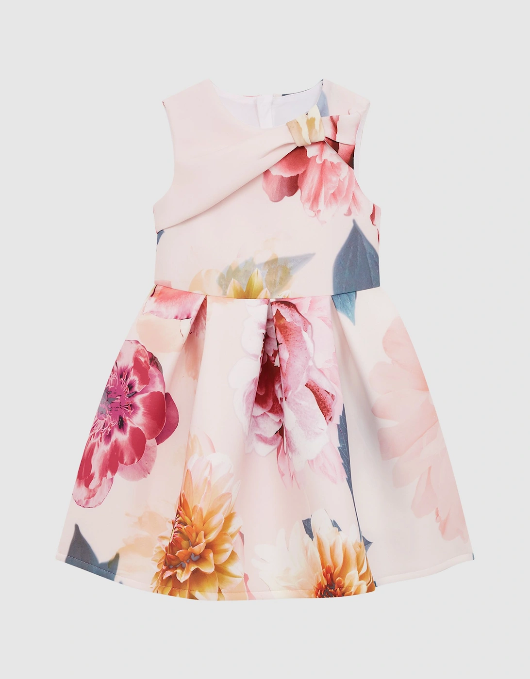 Scuba Floral Printed Dress, 2 of 1