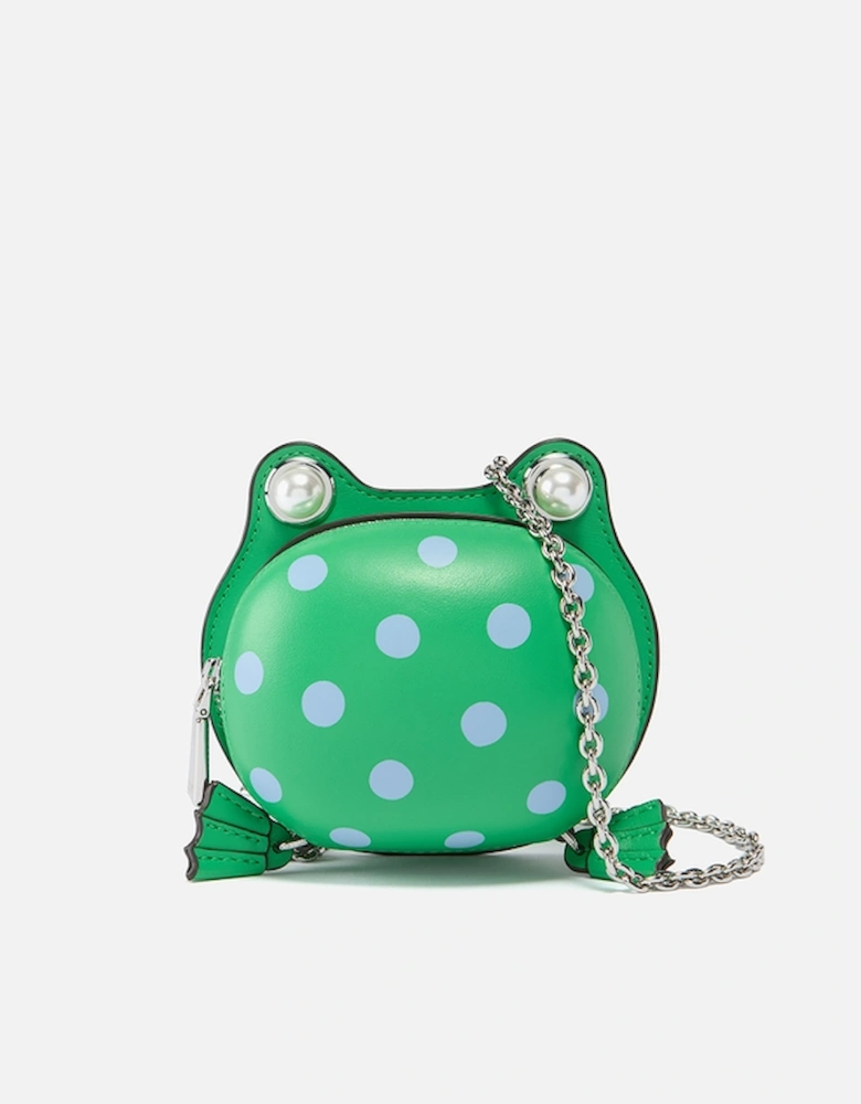 New York Lily Sonnet Dot 3D Frog Leather Bag