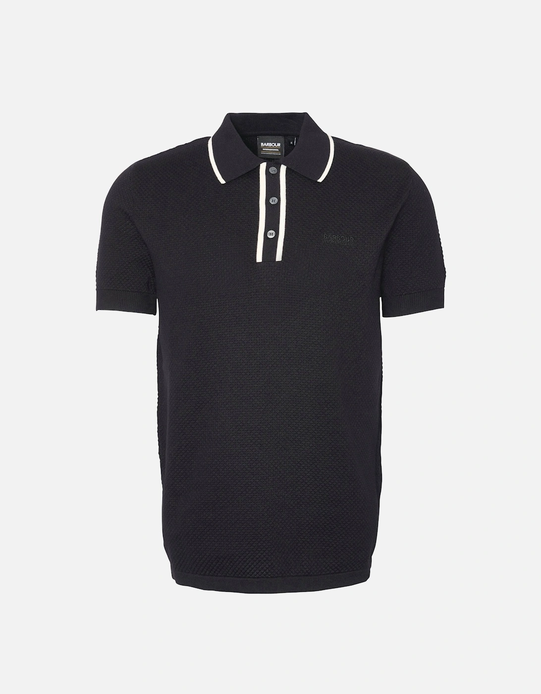 Newgate Knitted Polo Black, 4 of 3