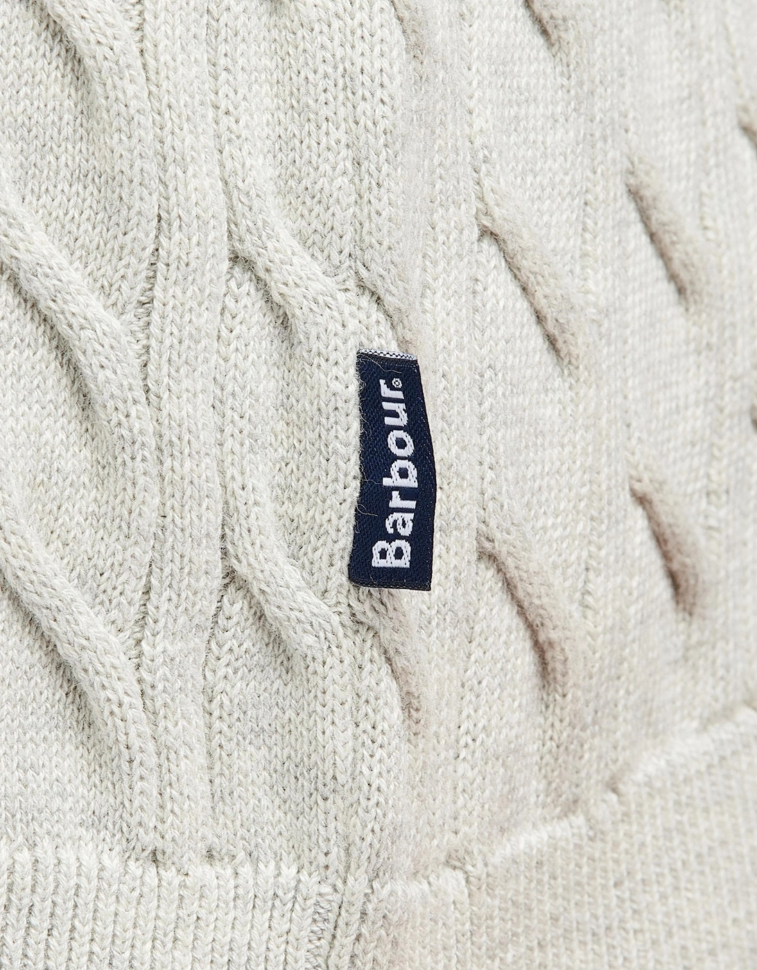 Cable Knit Mens Half-Zip