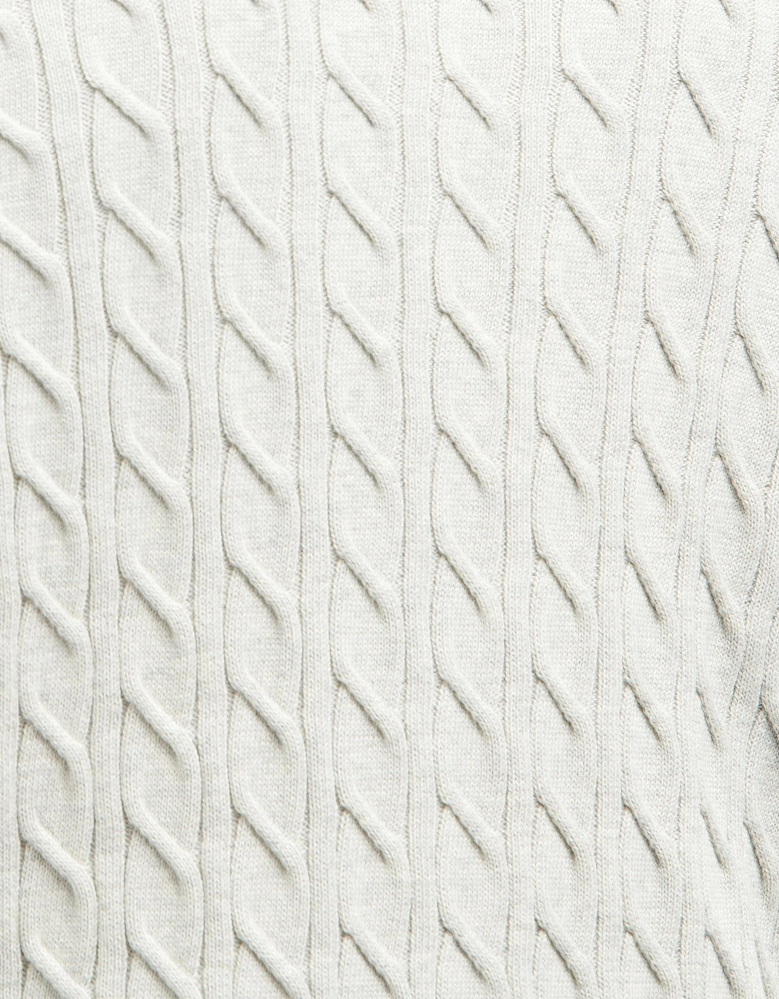 Cable Knit Mens Half-Zip