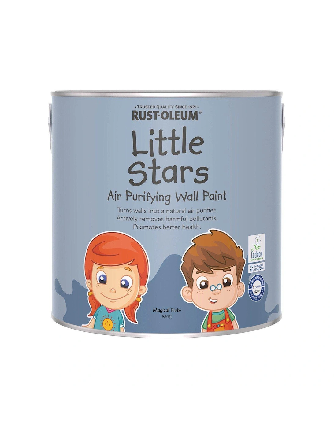 Little Stars Air-Purifying Wall Paint – Magical Flute – 2.5-Litre Tin, 2 of 1
