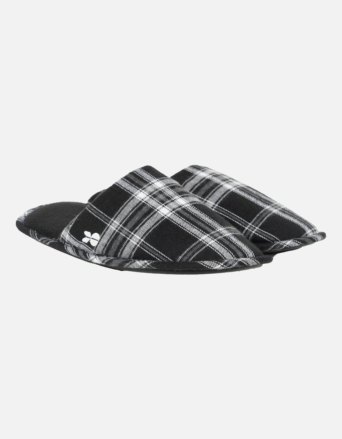 Mens Twostep Checked Slippers, 3 of 2