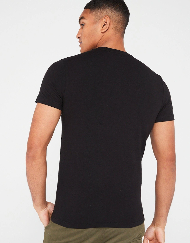 Stretch Slim Fit T-shirt - Black