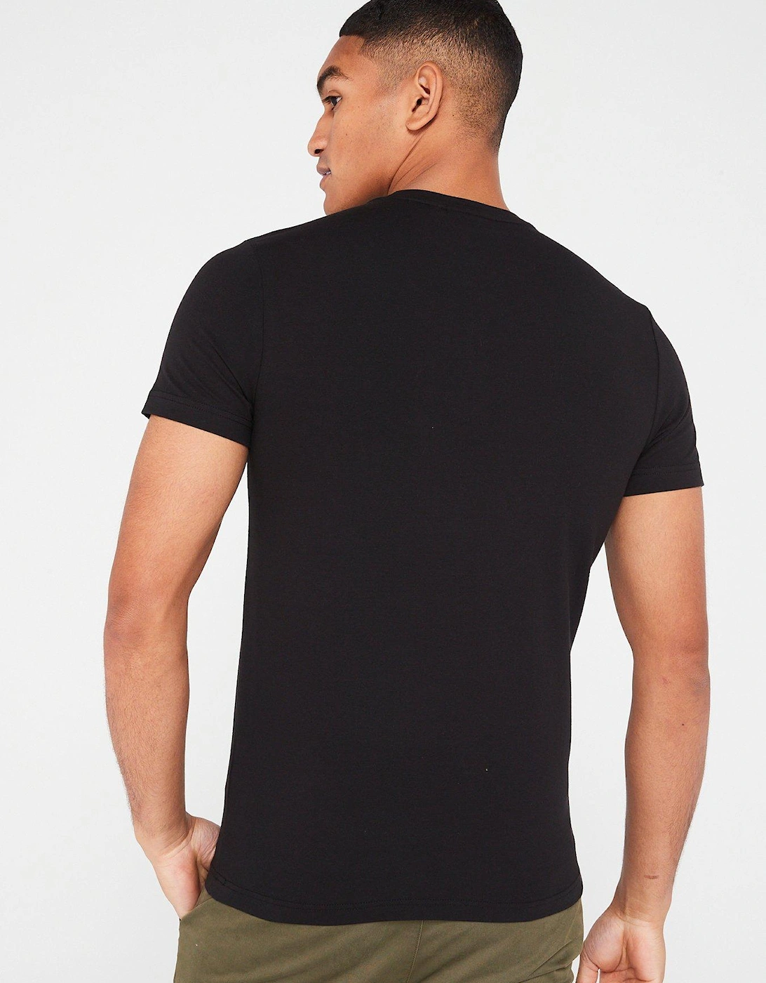 Stretch Slim Fit T-shirt - Black