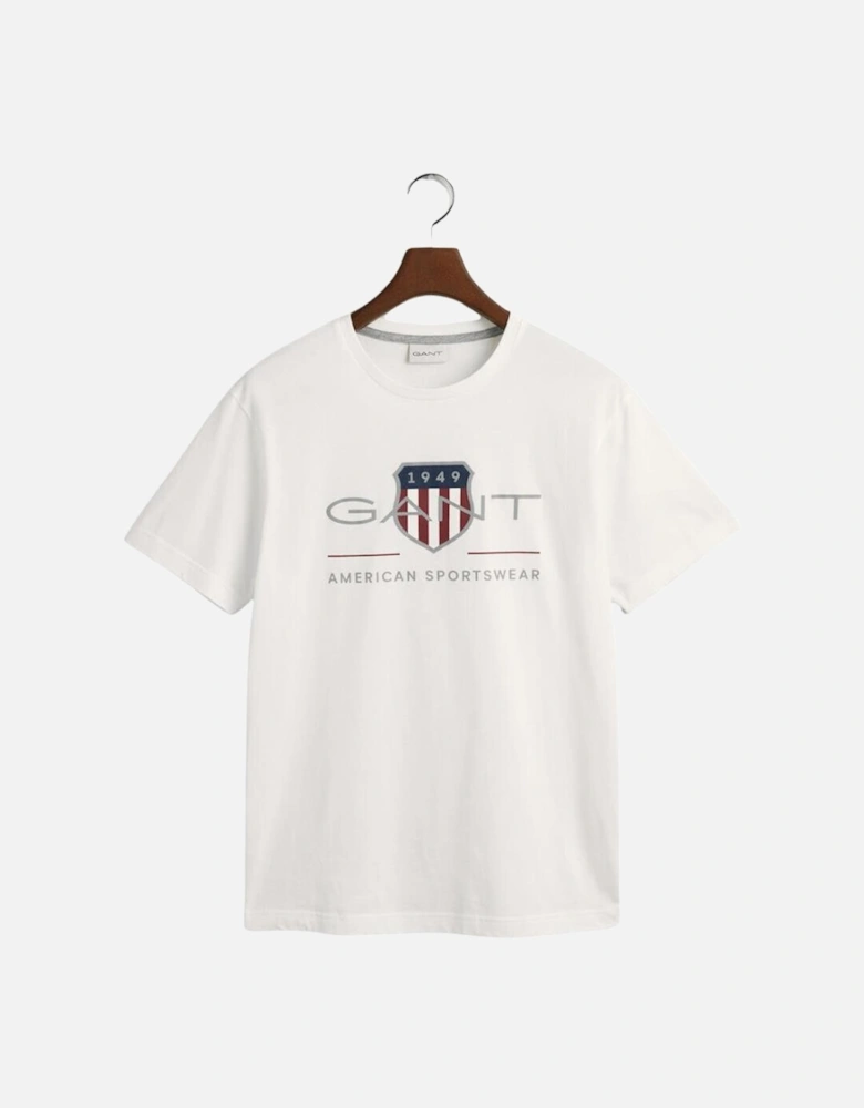 Reg Archive Shield SS T-Shirt - White