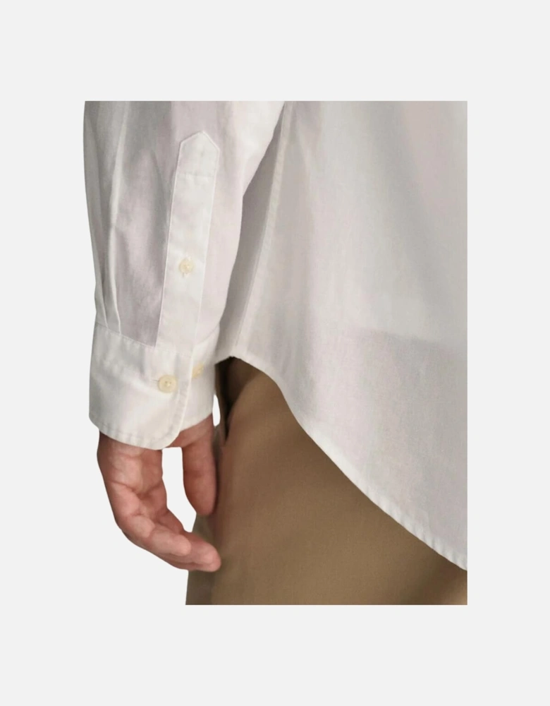 Reg Cotton Linen Shirt - White