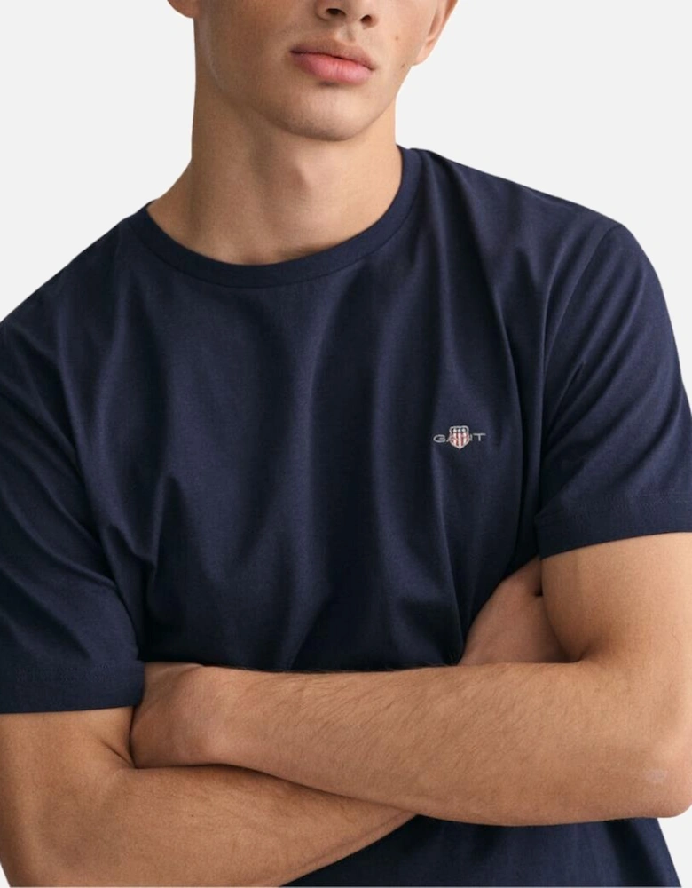 Reg Shield SS T-Shirt - Evening Blue