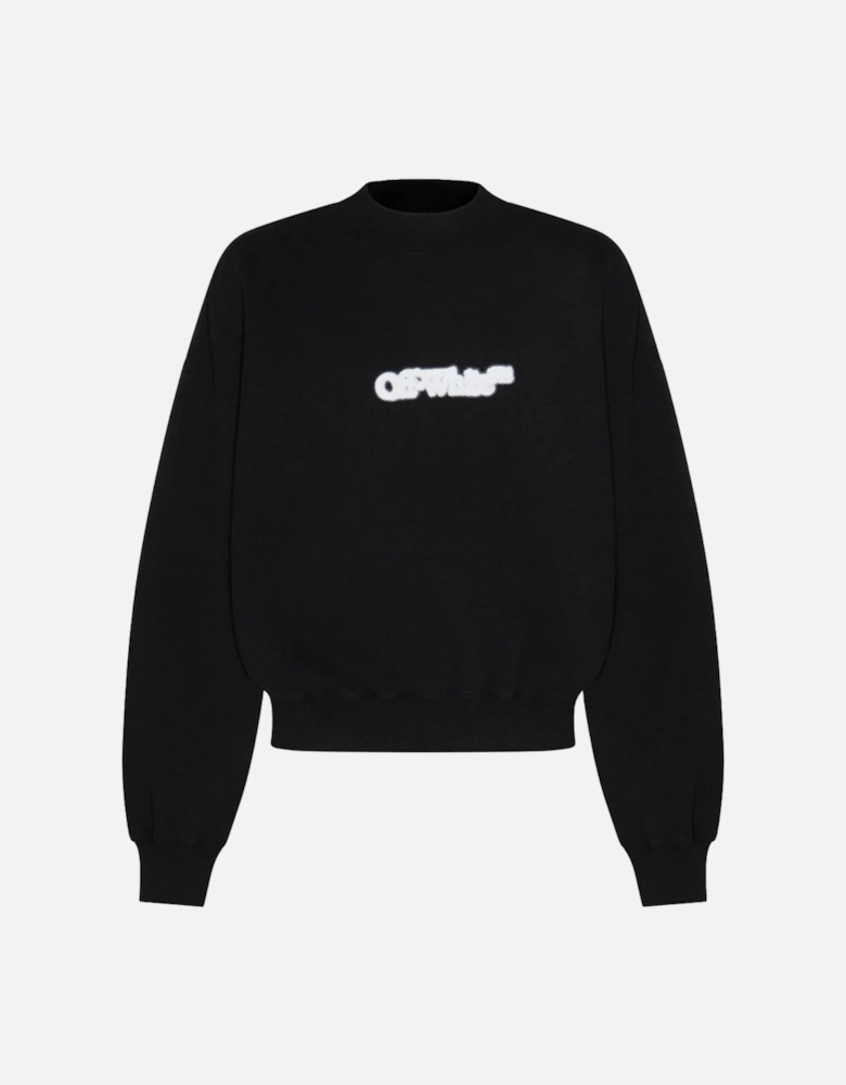 Blurr Book Over Black Oversized Sweatshirt