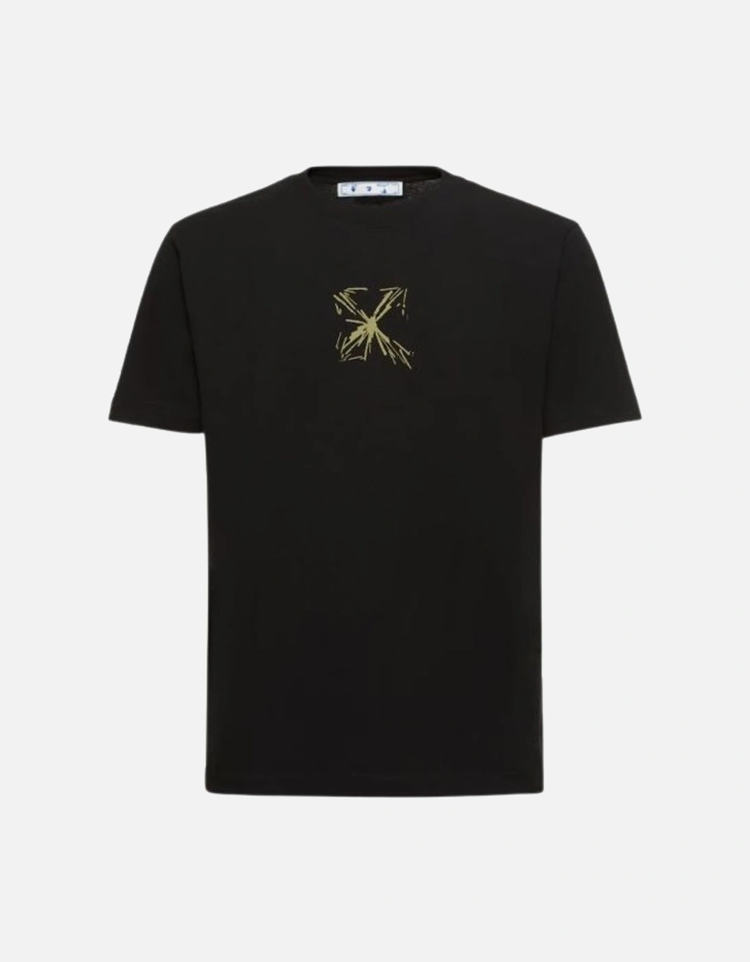 Splash Arrow Design Black T-Shirt, 3 of 2