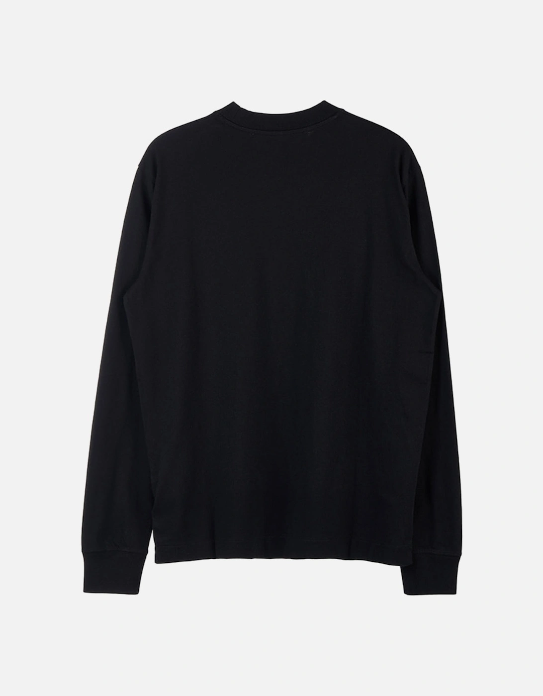 Logo Skater Fit Black Long Sleeve T-Shirt