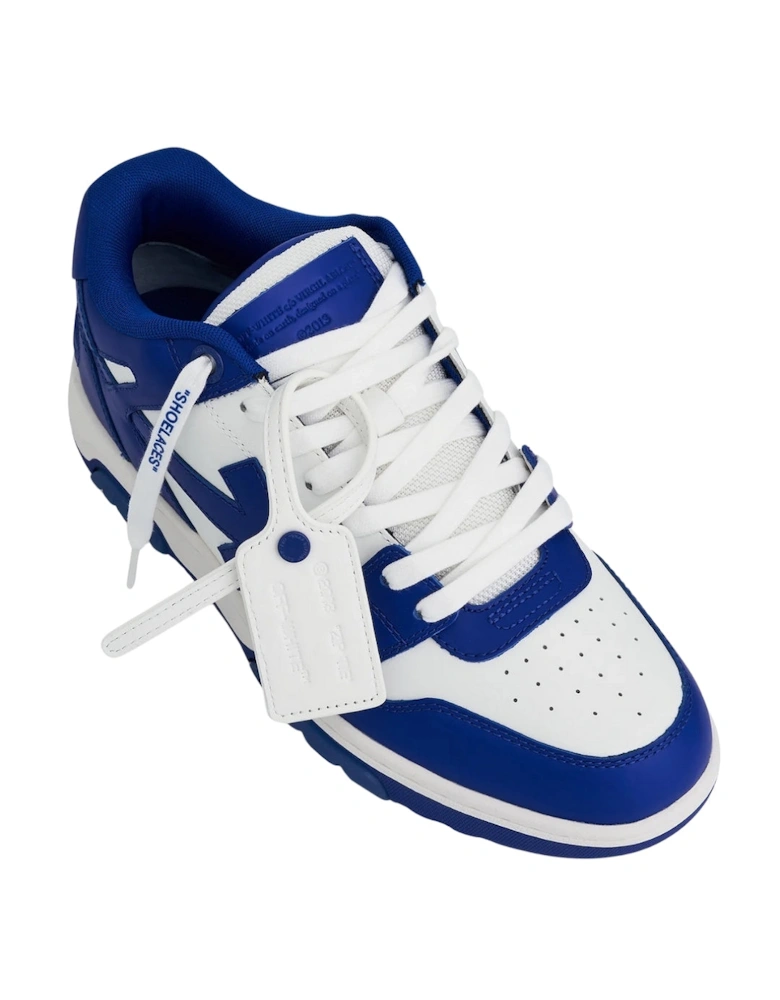 Out Of Office Leather Blue Sneakers