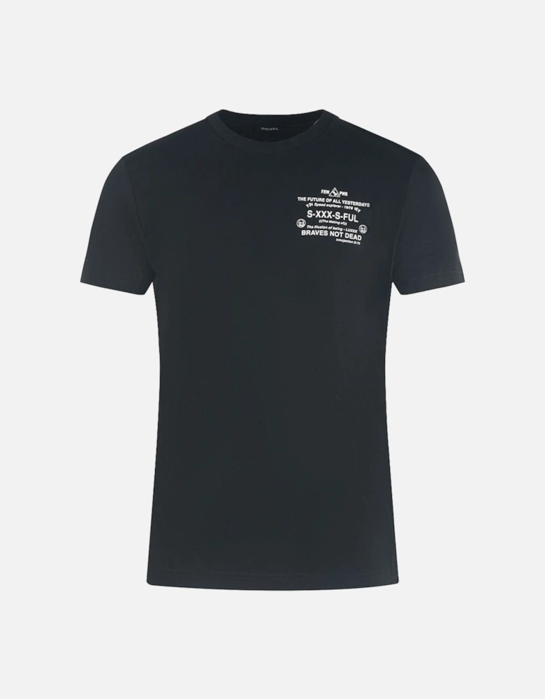 The Future Of All Yesterdays Logo Black T-Shirt