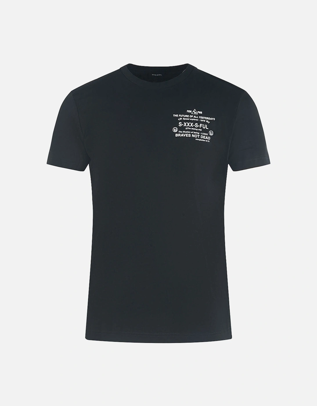 The Future Of All Yesterdays Logo Black T-Shirt, 3 of 2
