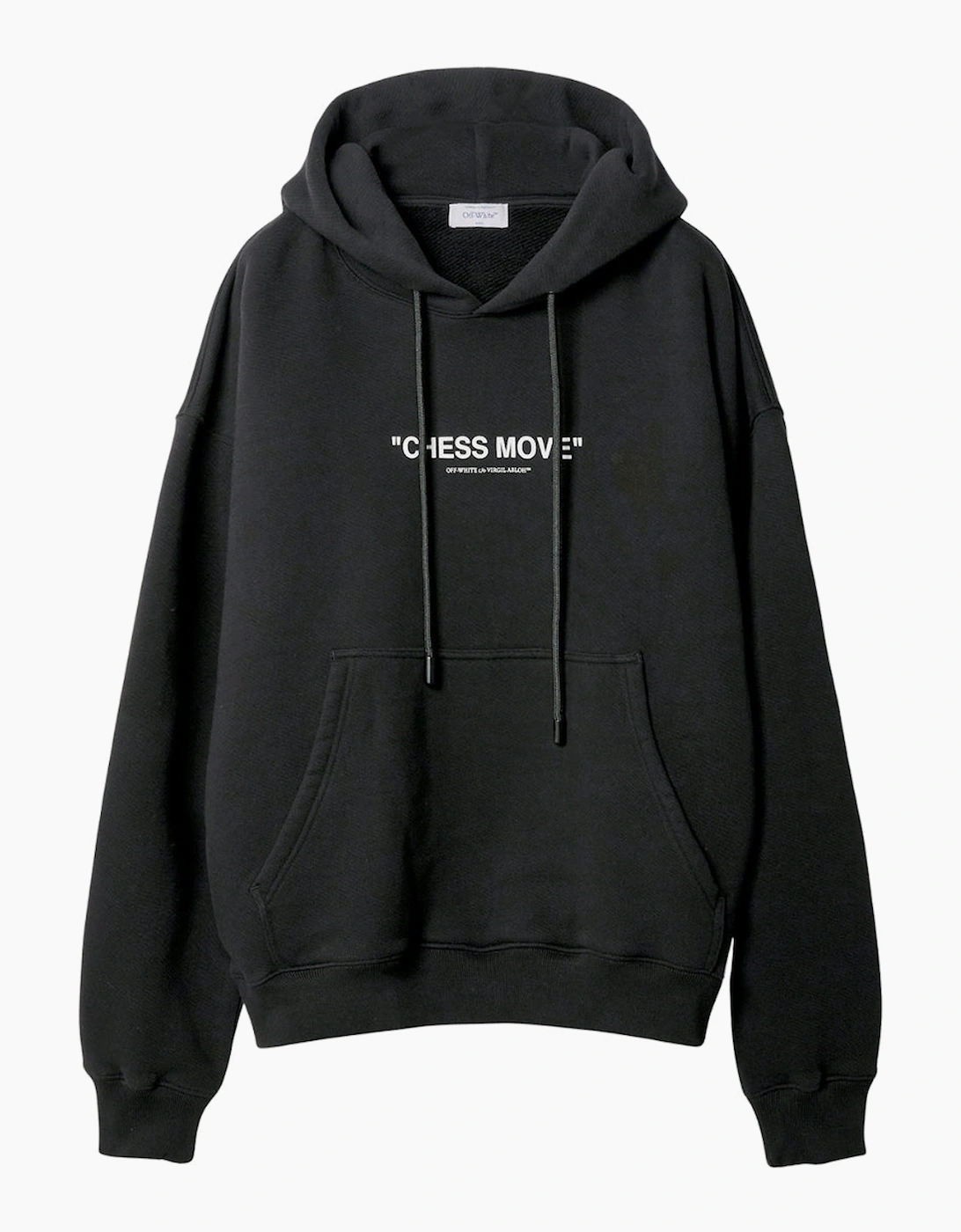 Off-White Men's Off-White Chess Move Black Skate Hoodie