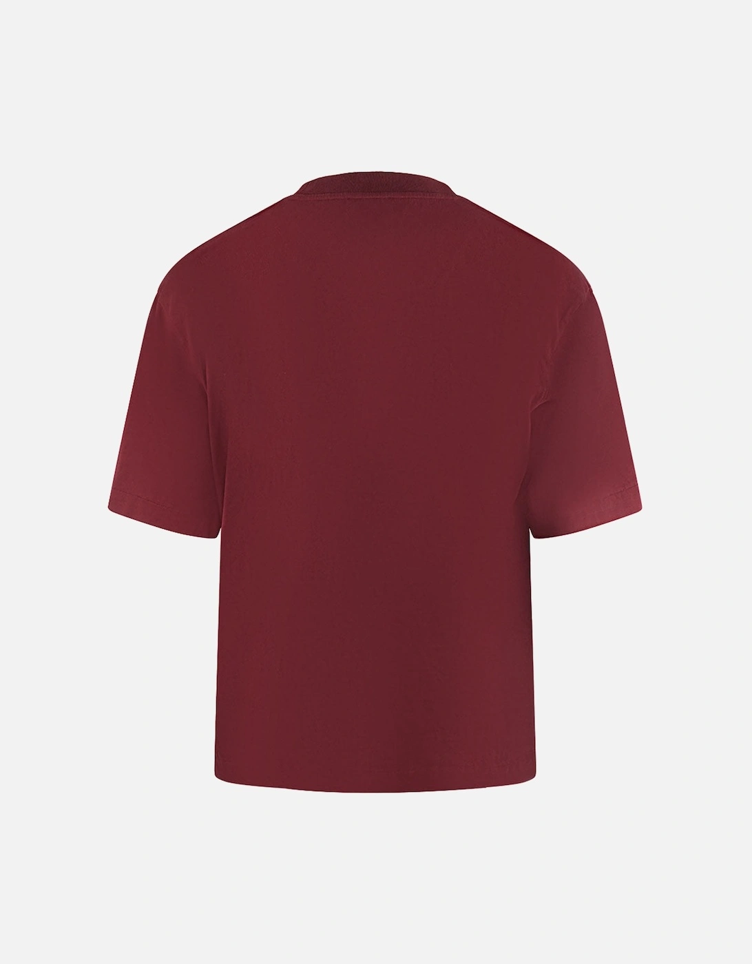 Skate Fit How Was Your Delivery Logo Dark Red T-Shirt