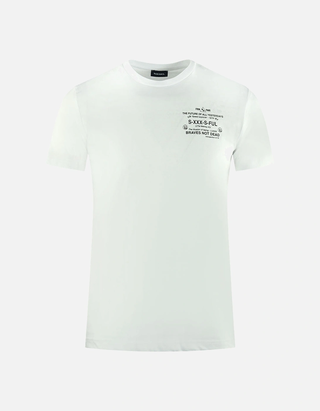 The Future Of All Yesterdays Logo White T-Shirt, 3 of 2