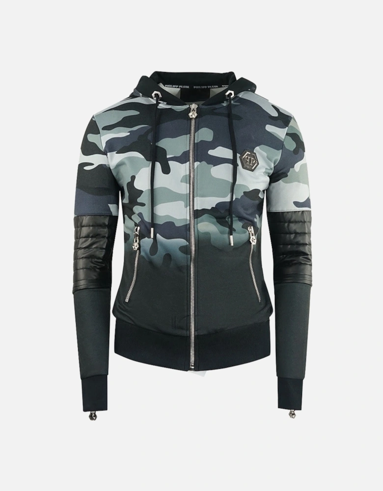 Raiden Green Camo Zip Up Hoodie