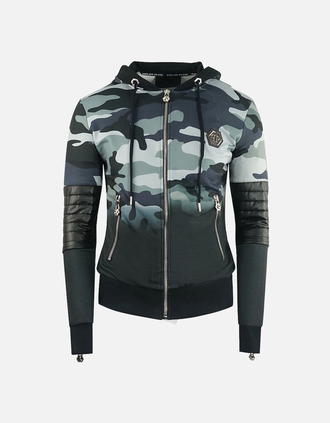 Raiden Green Camo Zip Up Hoodie, 3 of 2