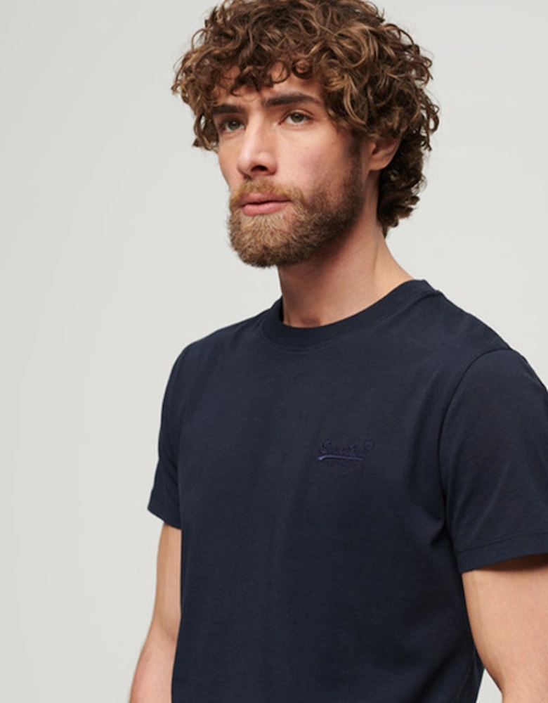 Men's Essential Logo Embroidered Tee UB Eclipse Navy