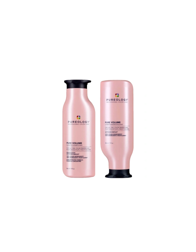 Pure Volume Shampoo and Conditioner Routine For Flat, Fine, Colour Treated Hair 266ml