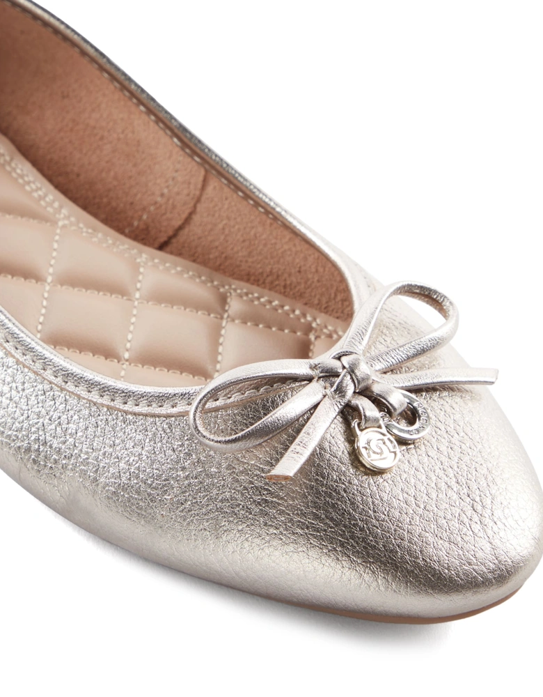 Ladies Hallo - Charm-Detail Ballet Shoes
