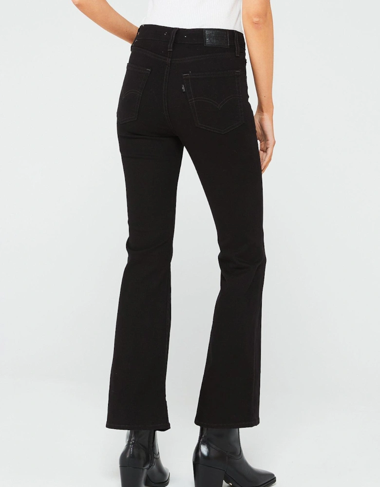 726™ High Rise Flare Jeans - Night Is Black