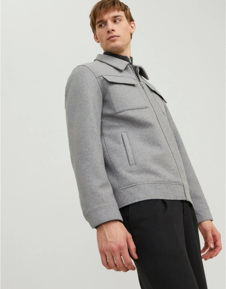 Morrison Wool Jacket - Light Grey