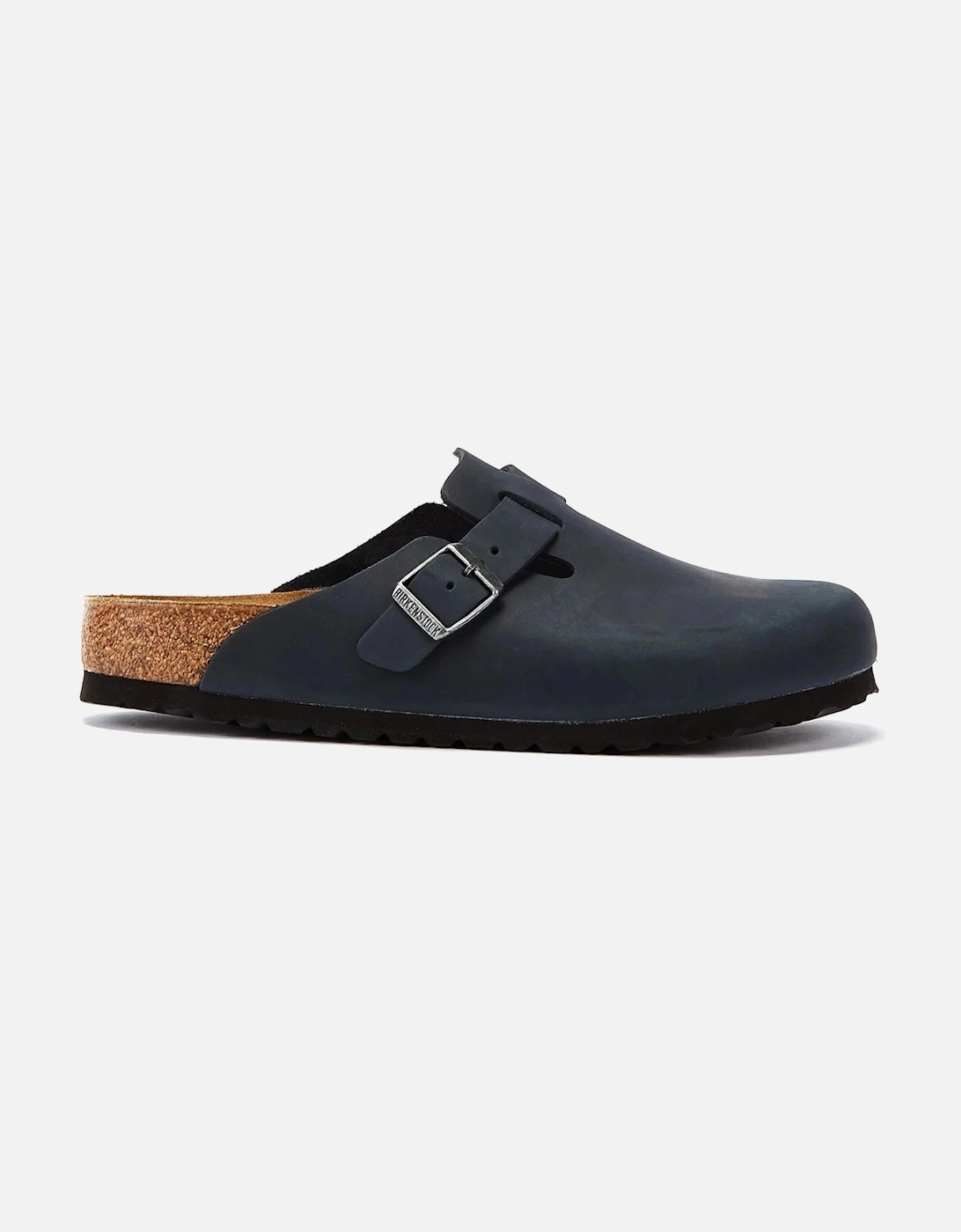 Birkenstock Boston Black Oiled Nubuck Clogs