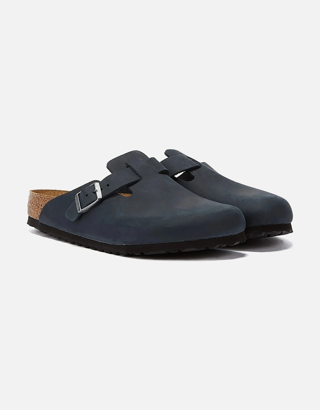 Black Oiled Nubuck Clogs, 9 of 8