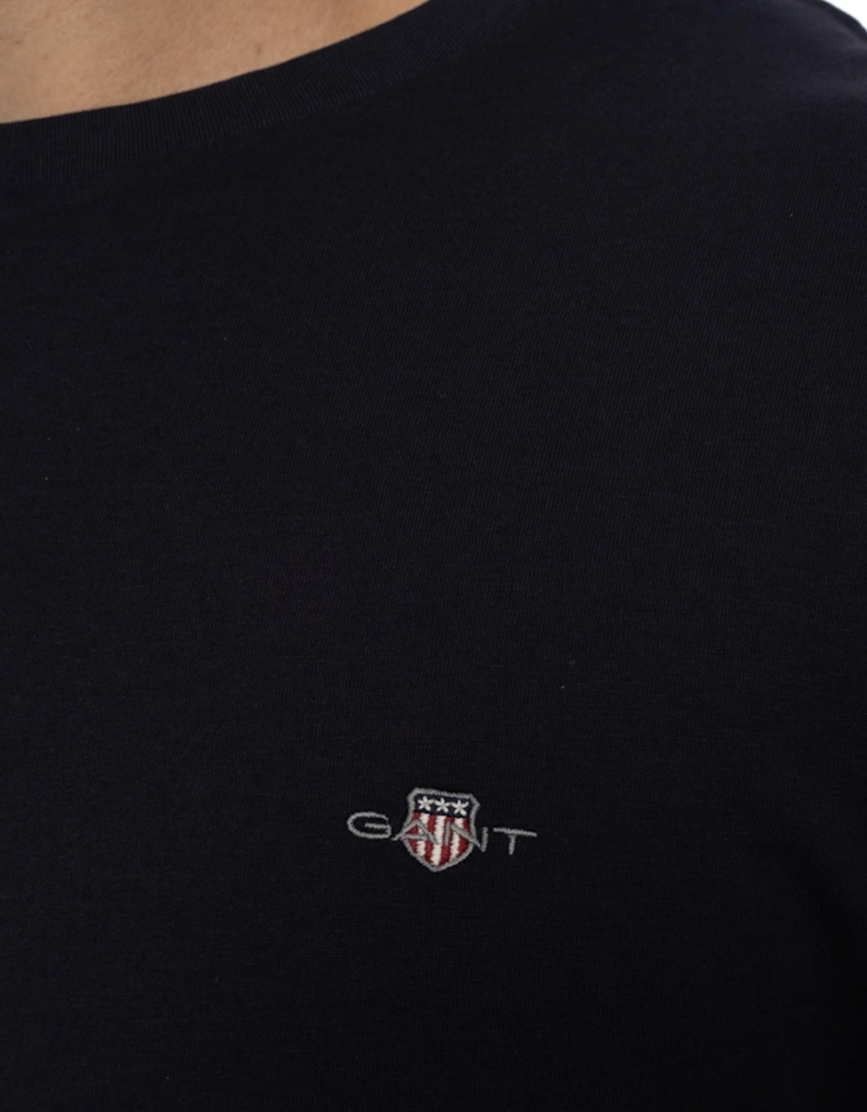 Mens Regular Shield T-Shirt (Navy)