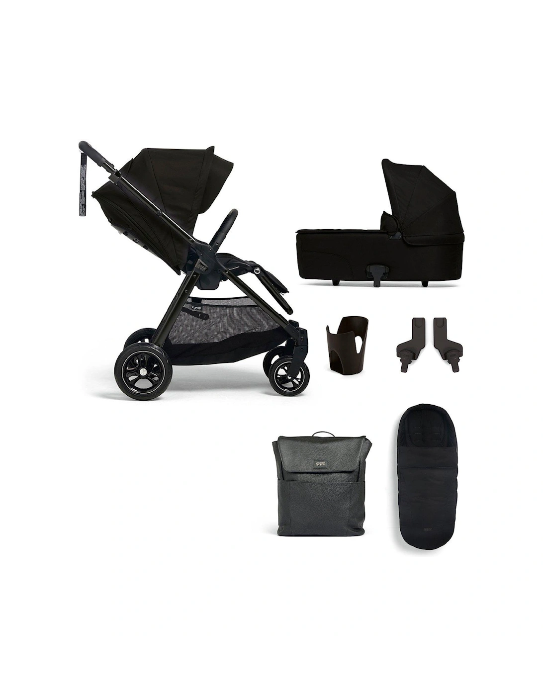 Flip XT3 Ink Essential Kit (Inc Pushchair, Carrycot, Adaptors, Cupholder, Bag, Footmuff), 2 of 1