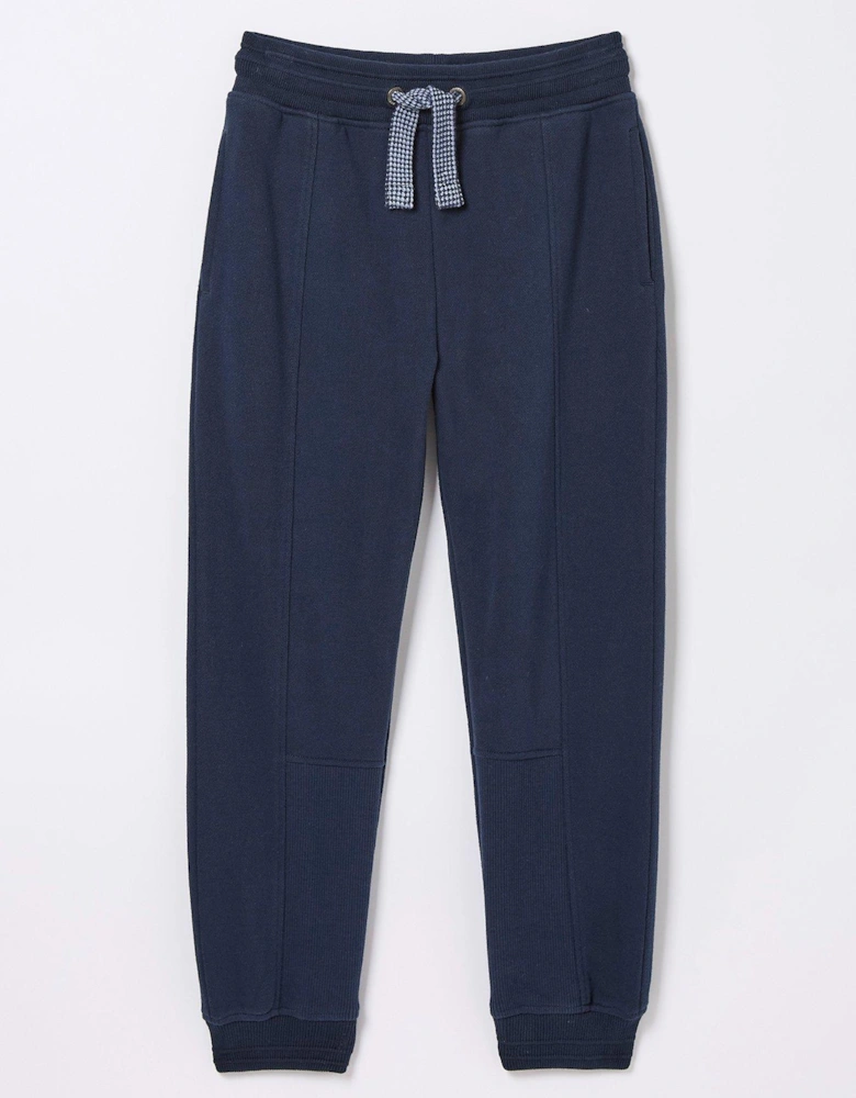 Boys Perry Panel Sweat Joggers - Navy