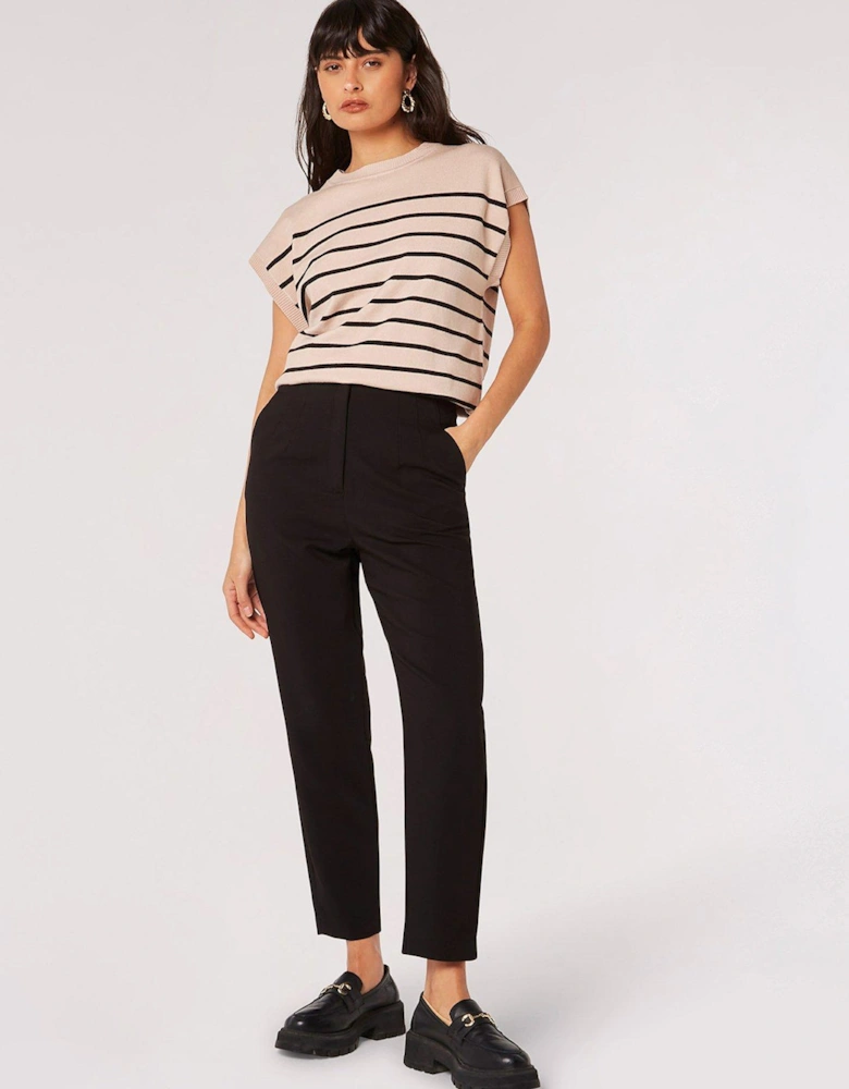 Pintuck Cigarette Trousers