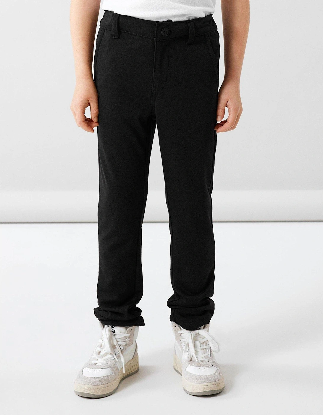 Boys Silas Comfort Trousers - Black, 6 of 5
