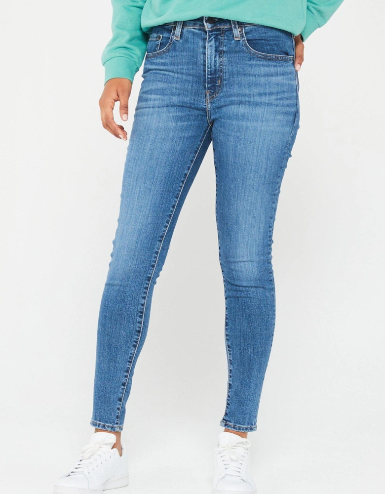 721™ High Rise Skinny Jean - Blue Wave Mid