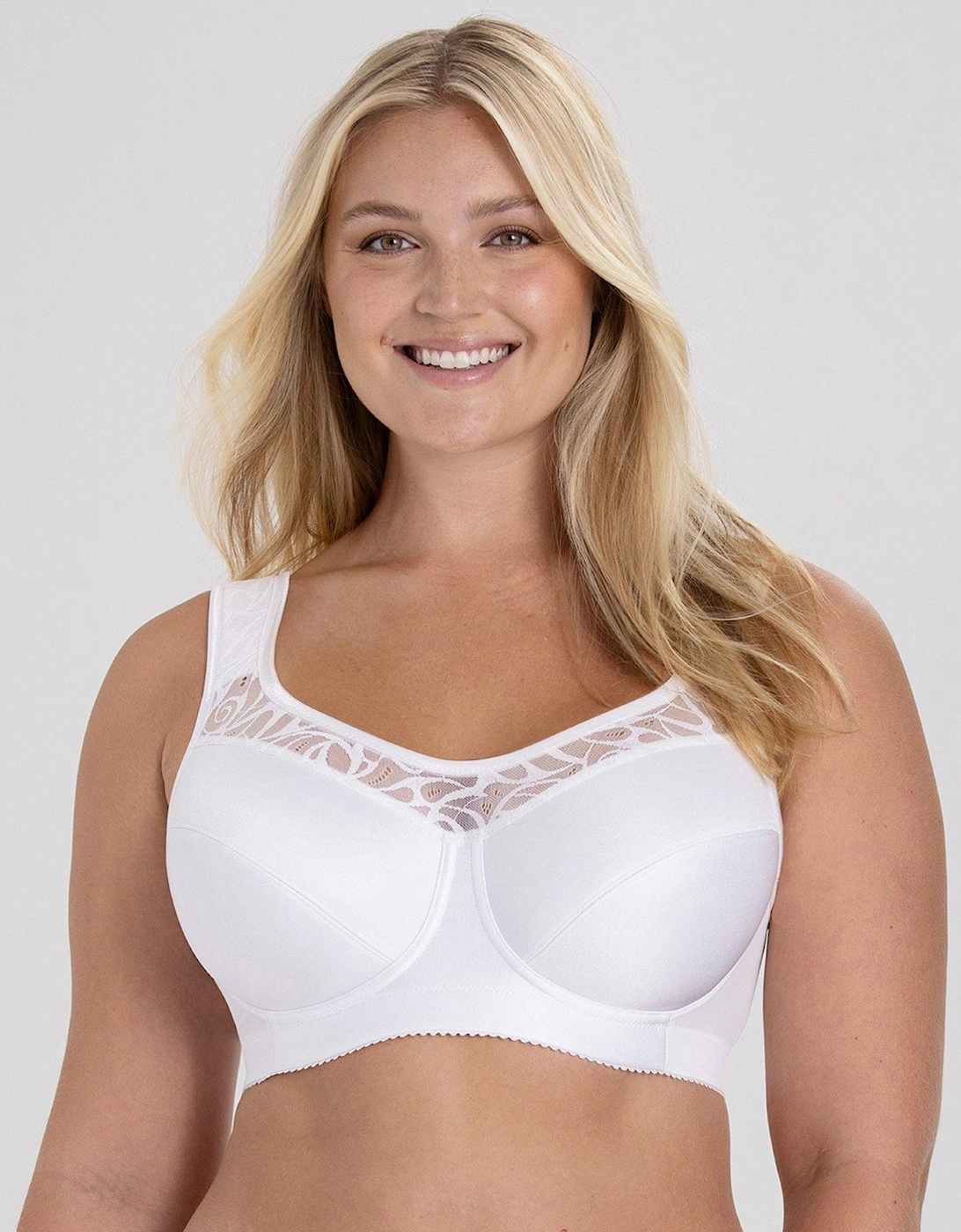 Cotton Simplex Underwired Bra - White, 2 of 1