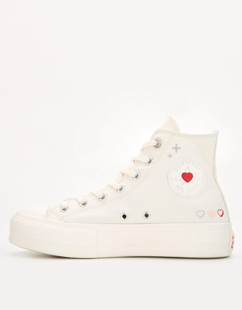 Womens BeMy2K Lift Hi Top Trainers - Off White