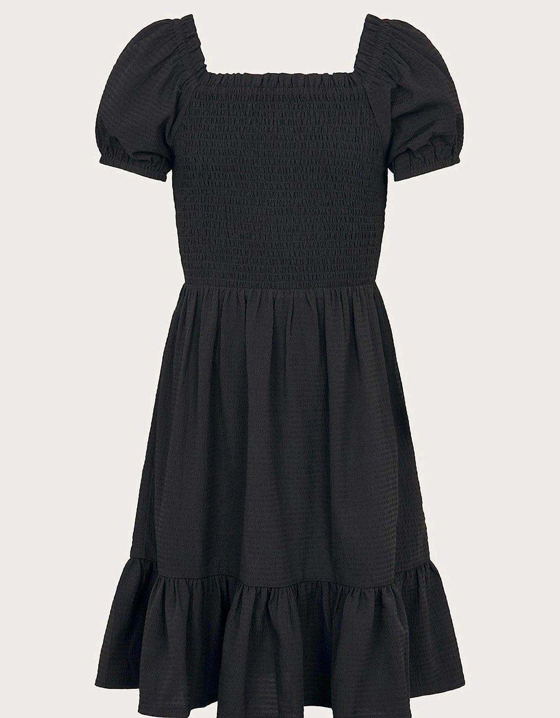 Girls Storm Seersucker Dress - Black, 2 of 1