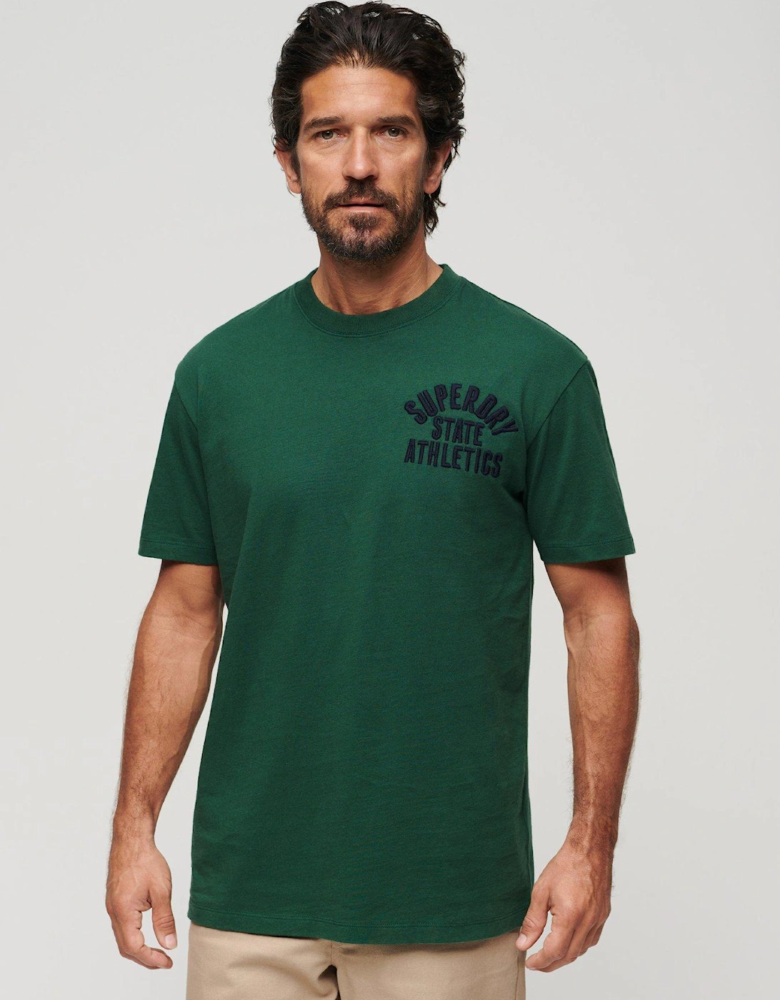 Embroidered Superstate Athletic Logo T-shirt - Green, 2 of 1