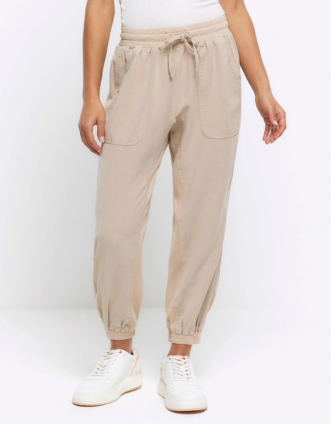 RI Petite Petite Lyocell Jogger - Light Beige, 3 of 2