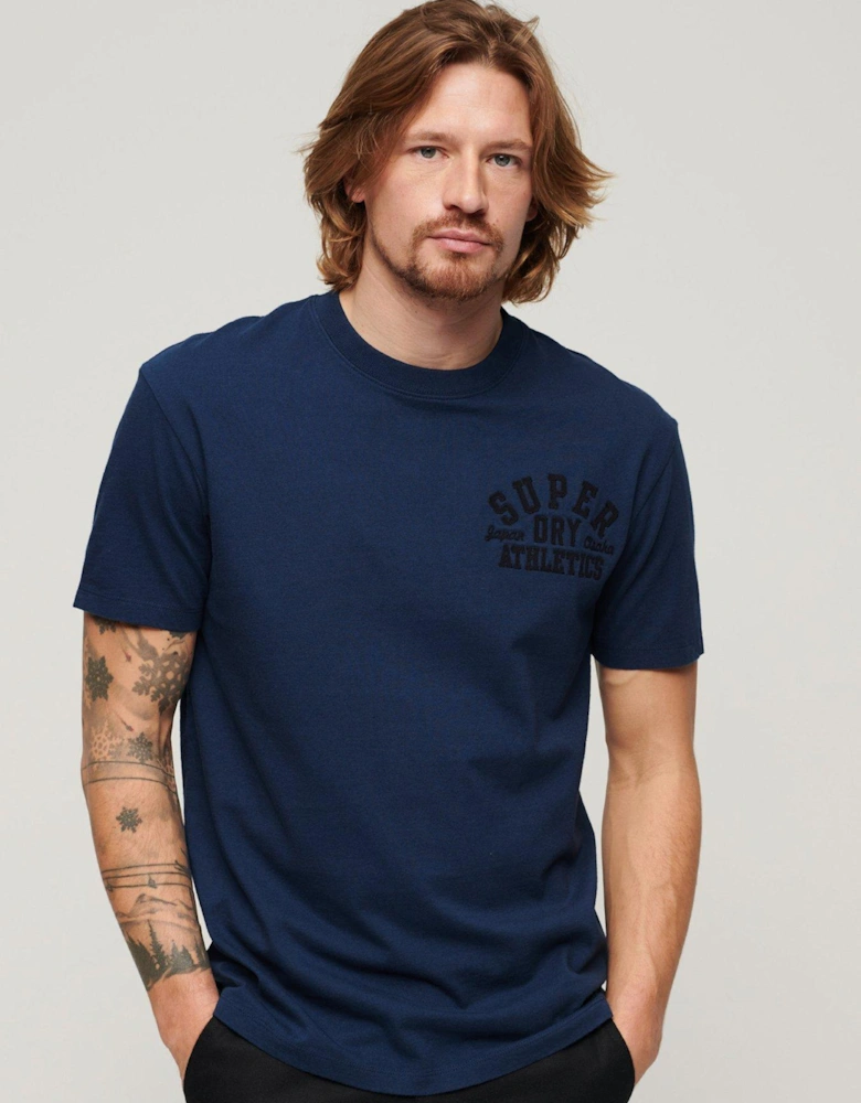 Embroidered Superstate Athletic Logo T-shirt - Blue
