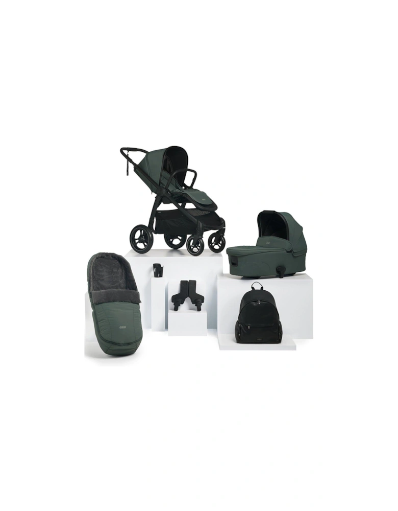Ocarro Oasis Essential Kit (Inc Pushchair, Carrycot, Adaptors, Cupholder, Bag, Footmuff)