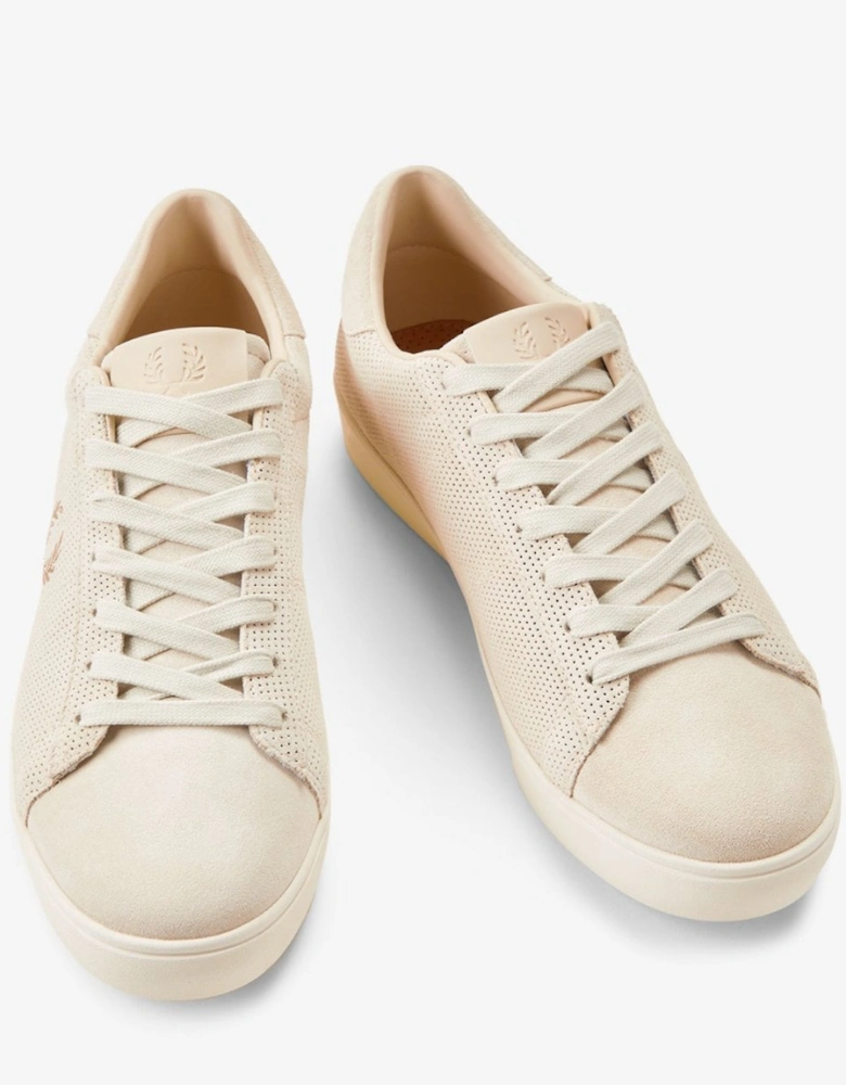 Spencer Mens Perforated Suede Trainers