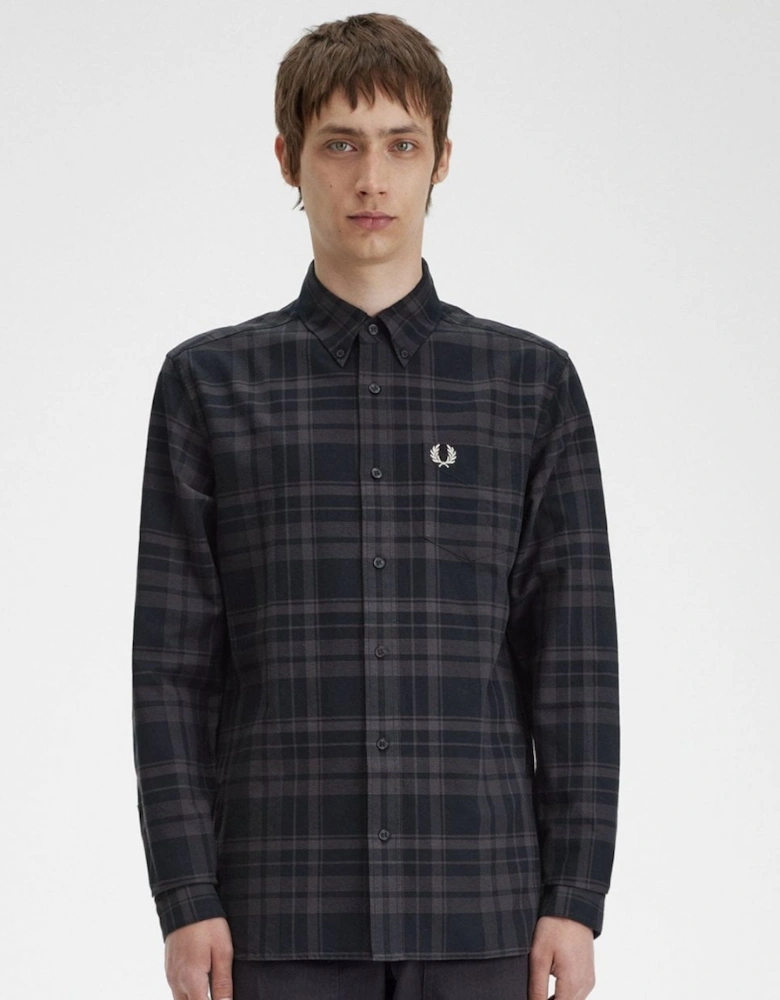 Mens Tonal Tartan Shirt