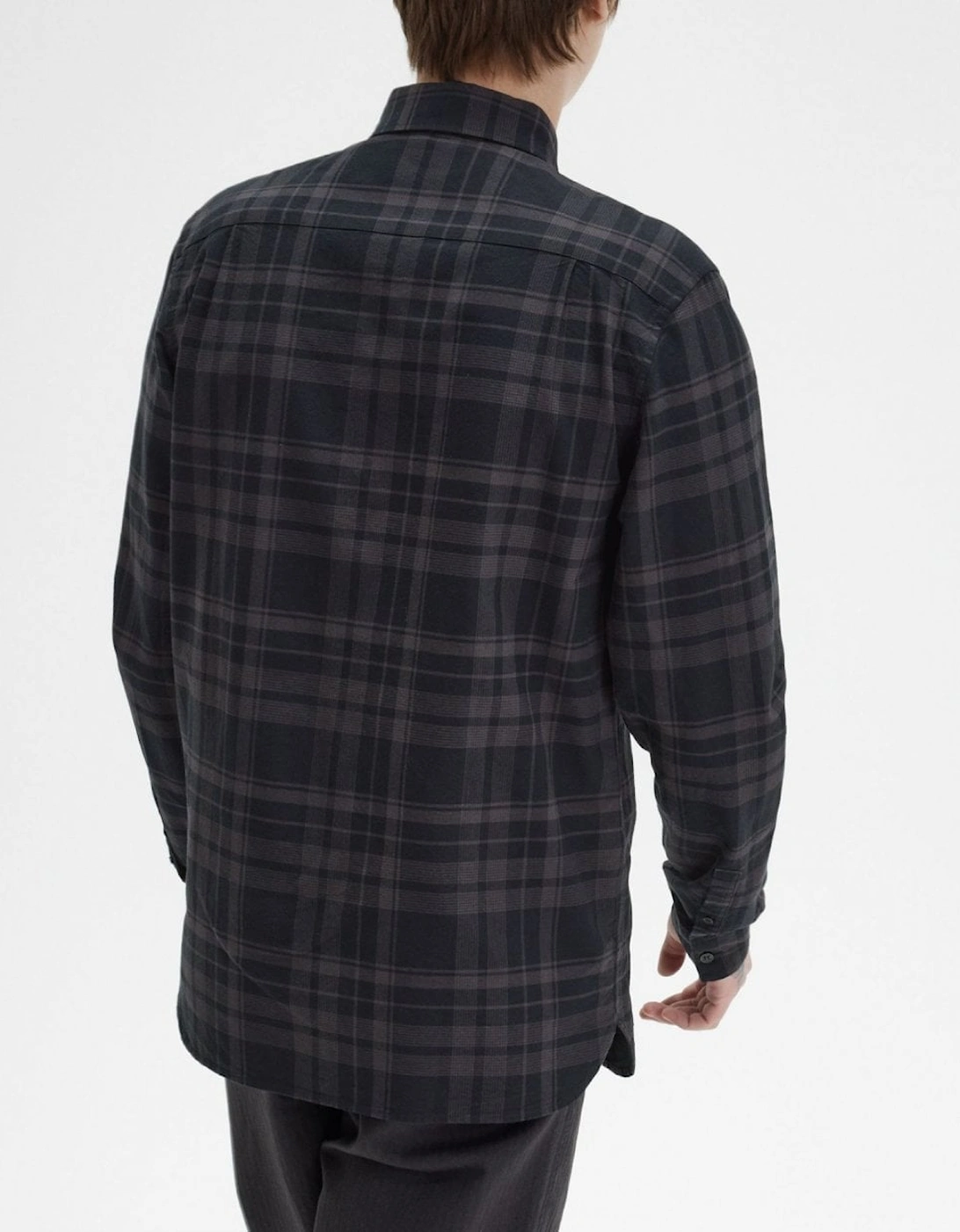 Mens Tonal Tartan Shirt