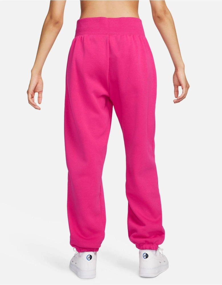 Women's High-waisted Oversized Sweatpants - Pink
